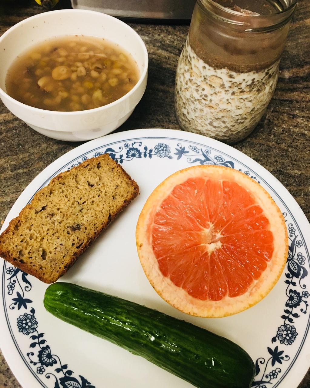 100%全谷物香蕉快手面包丨健康·烘焙