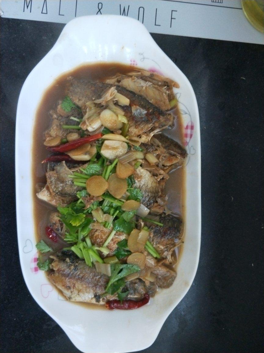 野生小鲫鱼(香煎)