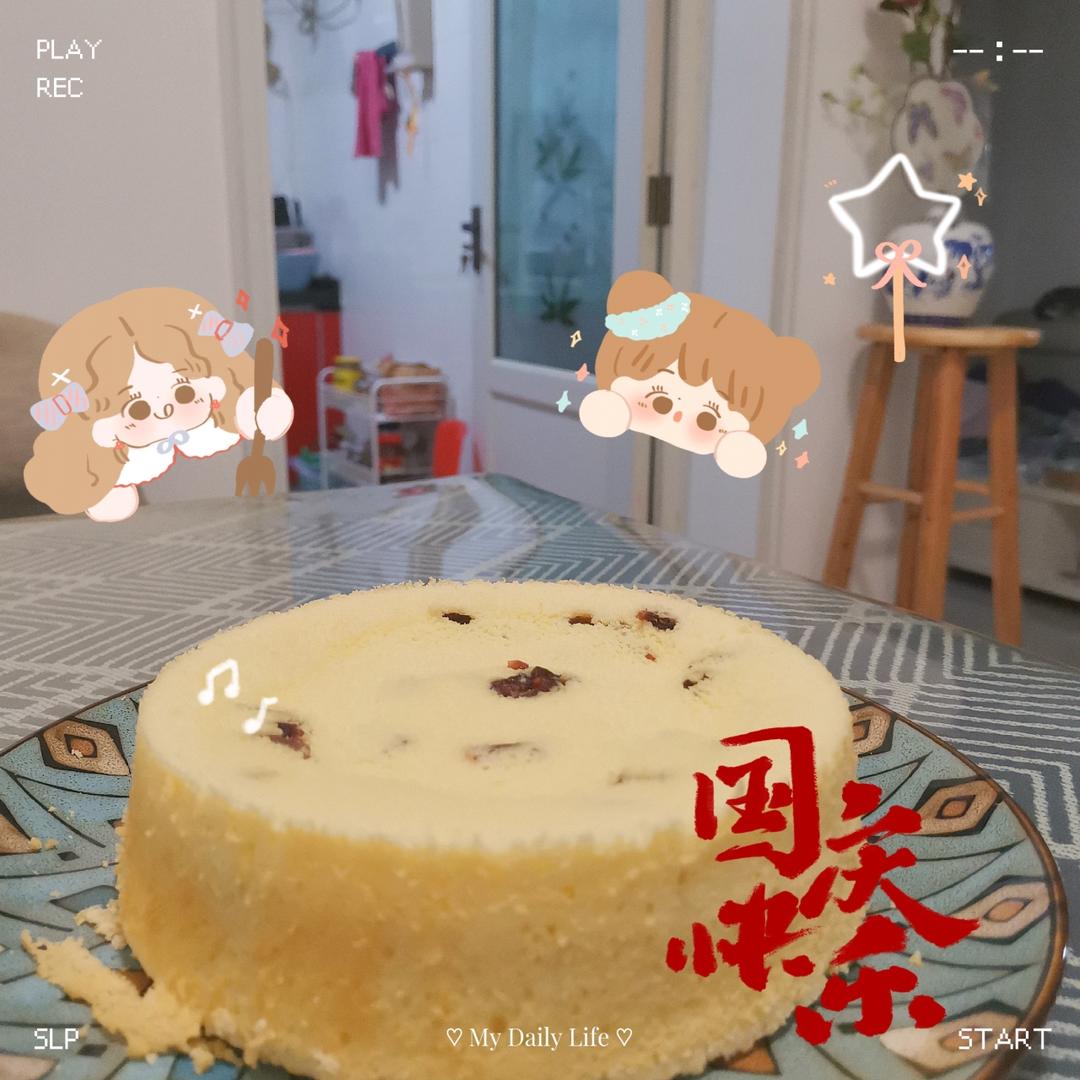 无油酸奶蛋糕6寸（2蛋）