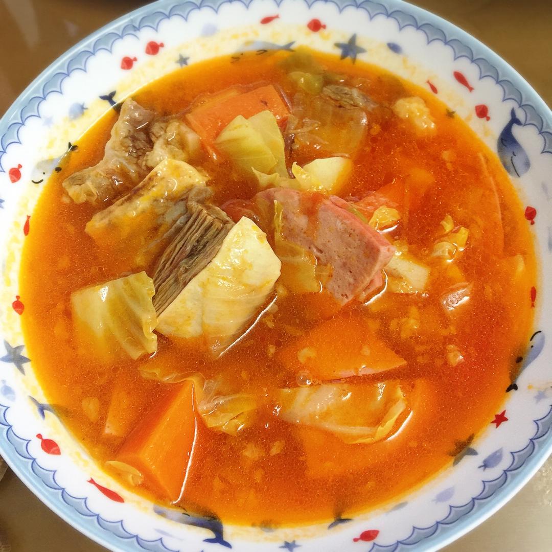 哭落哇噶冰做的罗宋汤