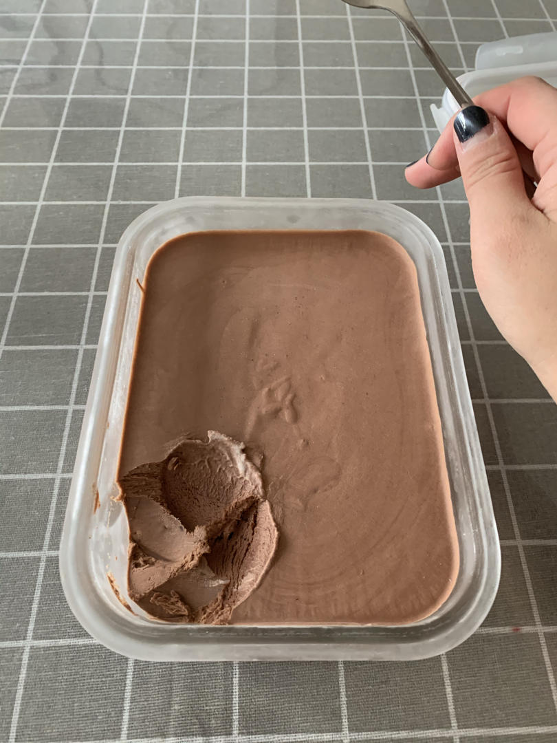 巧克力冰淇淋（无蛋无冰渣、免搅拌、消耗淡奶油）Choco Ice Cream