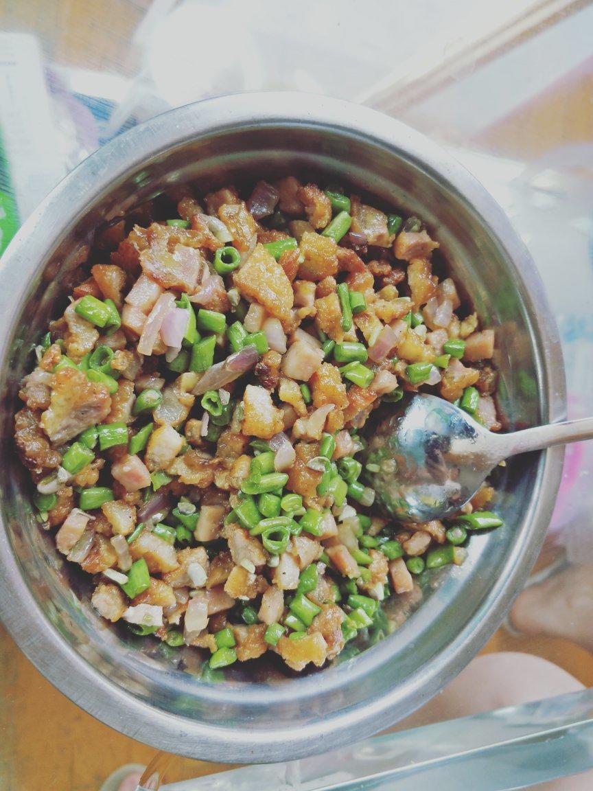 肉沫豆角下饭菜