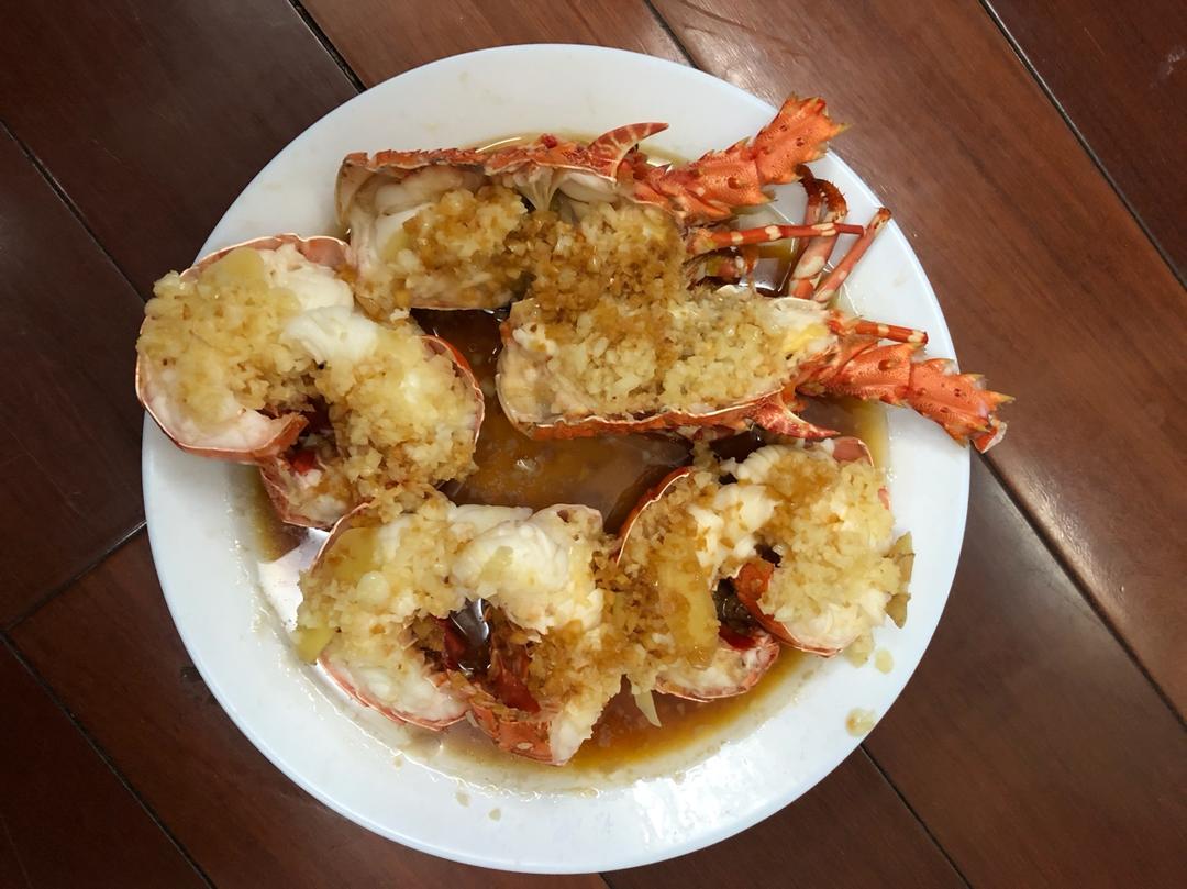 蒜蓉龙虾蒸粉丝