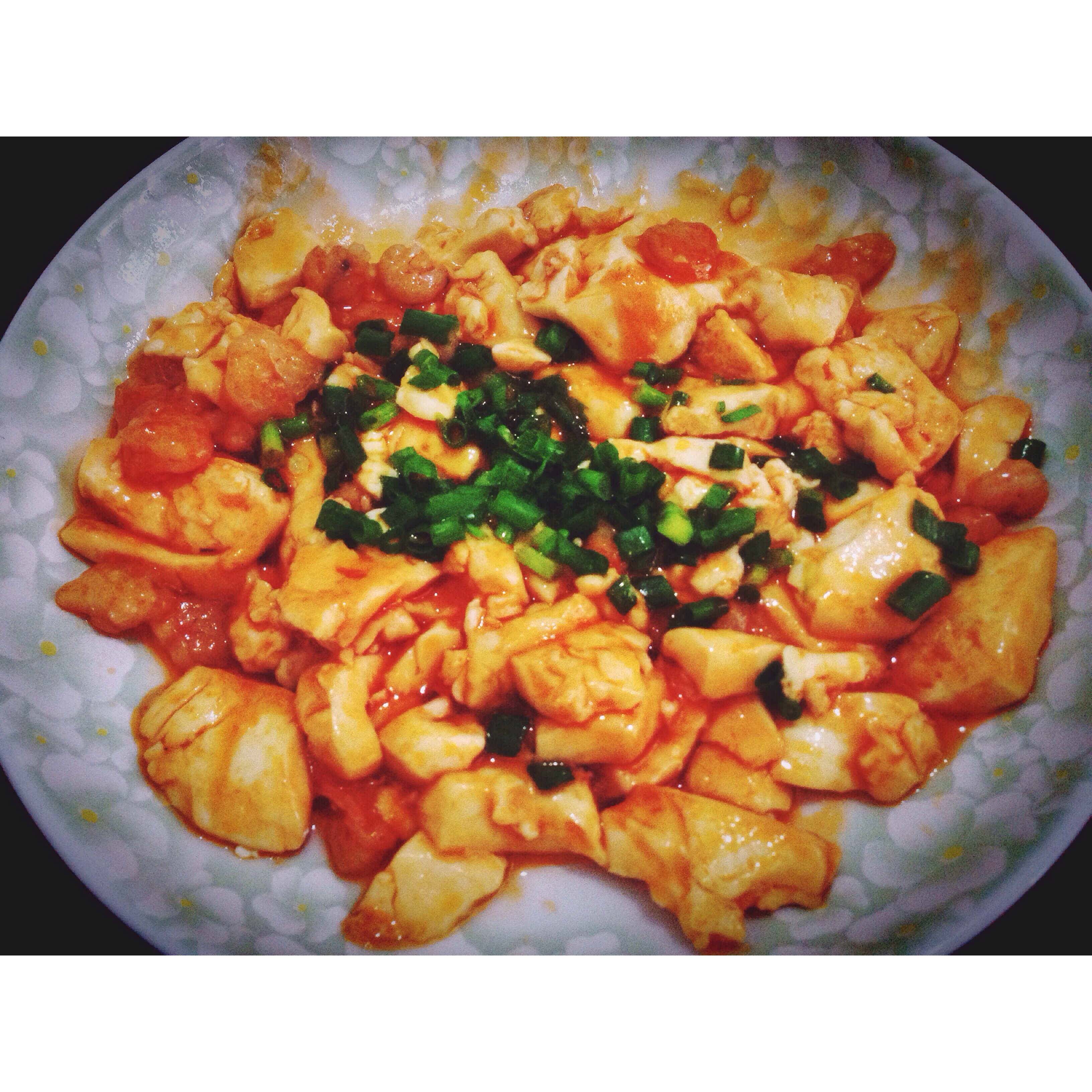 鲜虾番茄豆腐