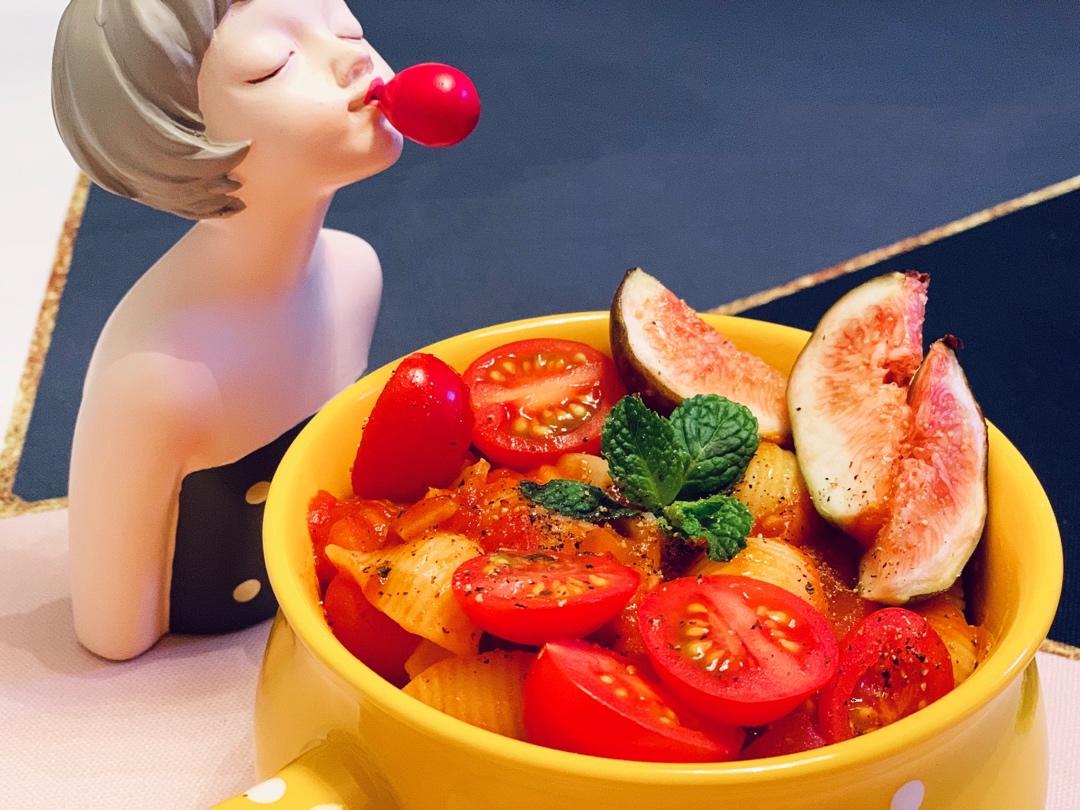 健康美味的意大利面