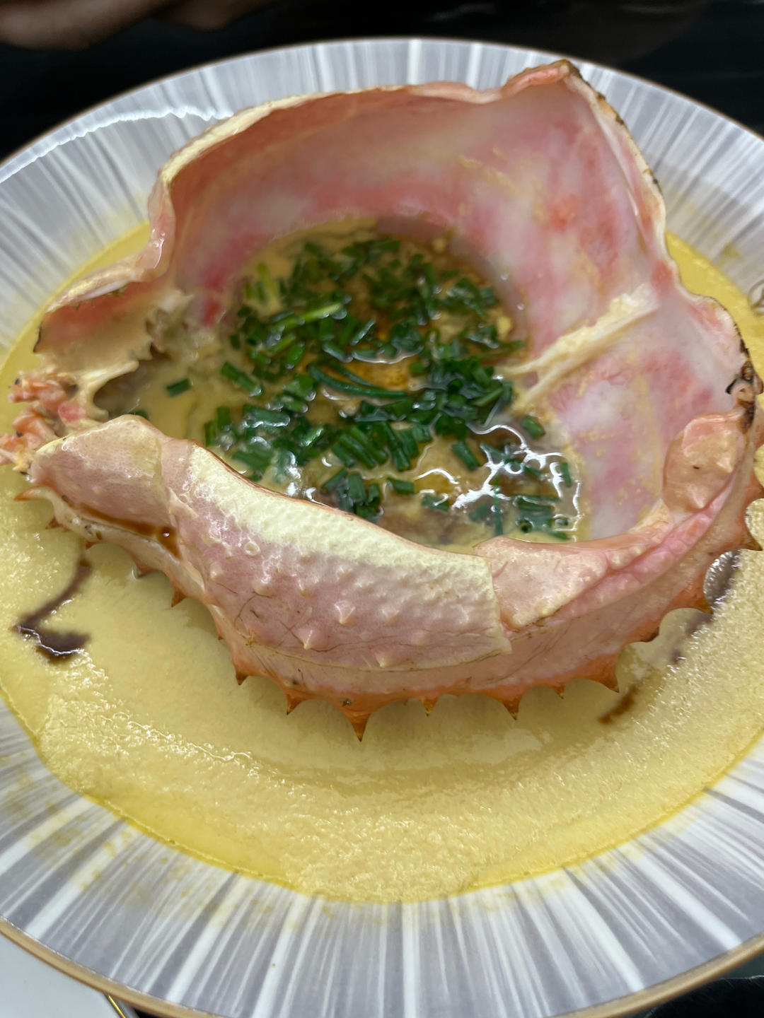 帝王蟹黄蒸蛋