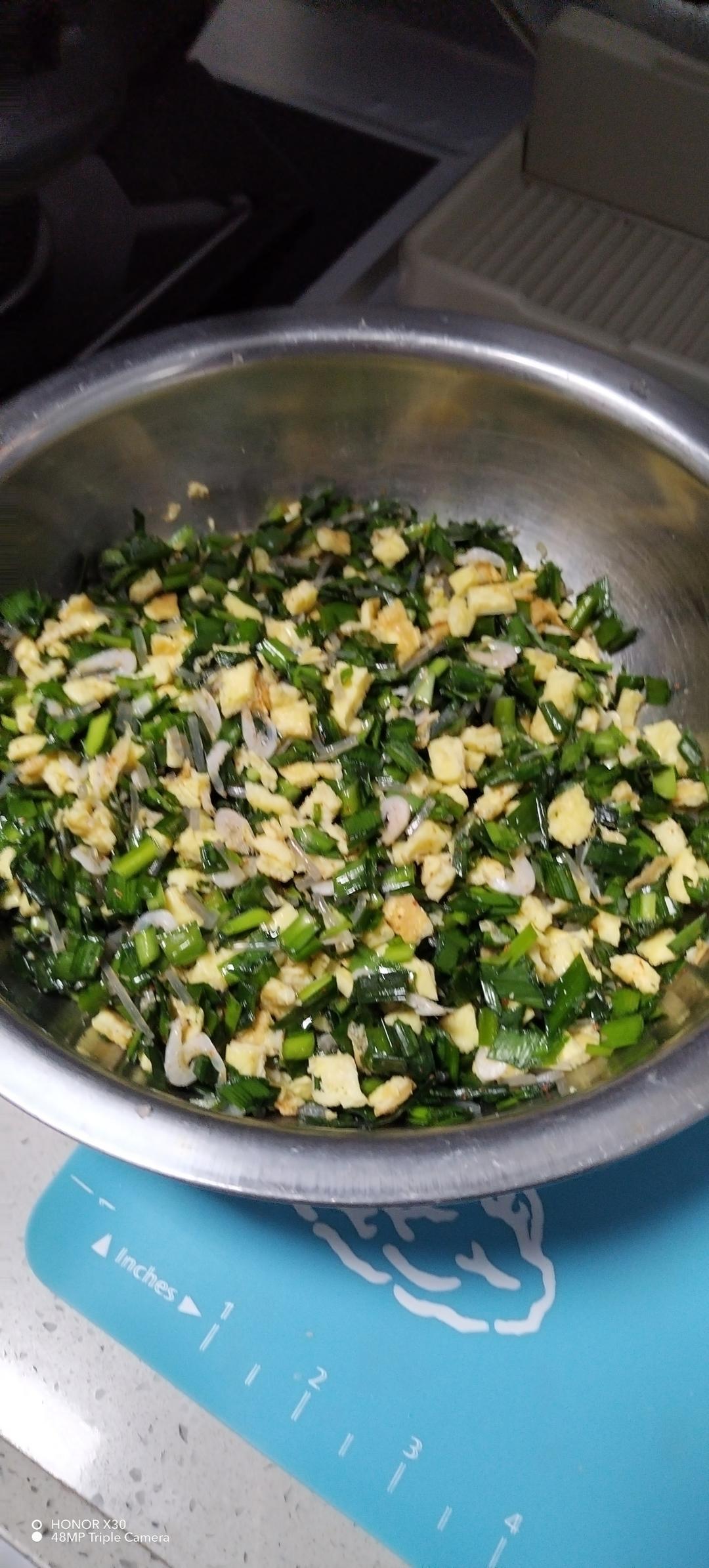 韭菜盒子（半烫面）