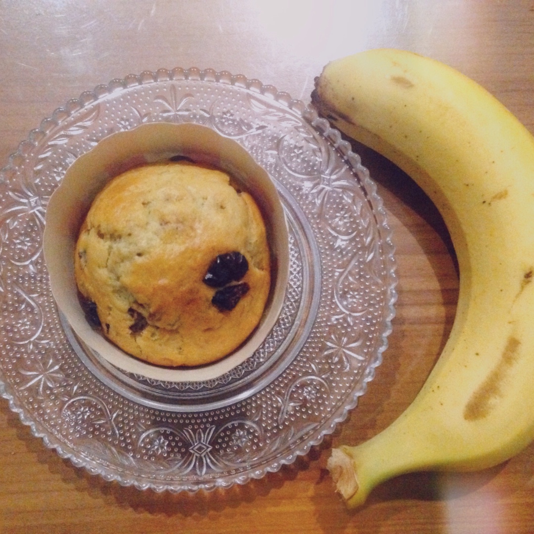 少女心的香蕉蔓越莓玛芬