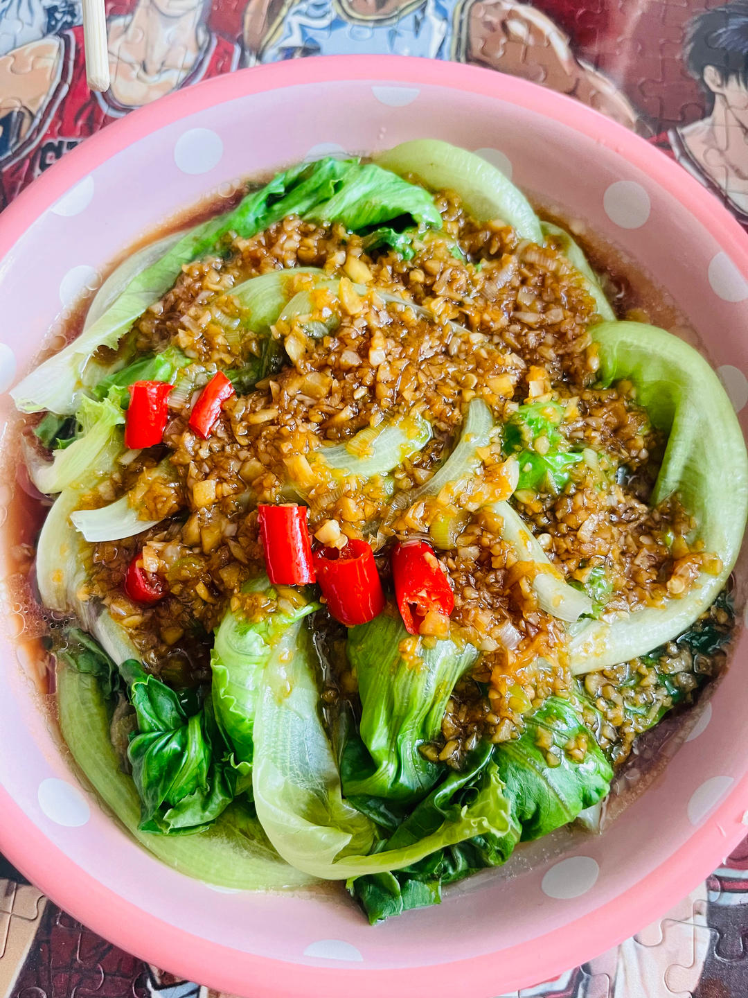 5分钟搞定爆好吃耗油生菜，减肥餐必备菜谱