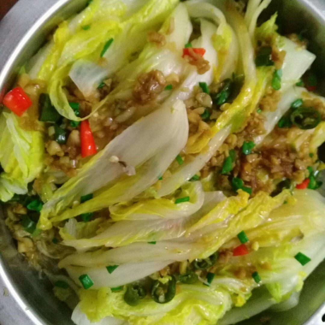 蒜蓉粉丝蒸娃娃菜