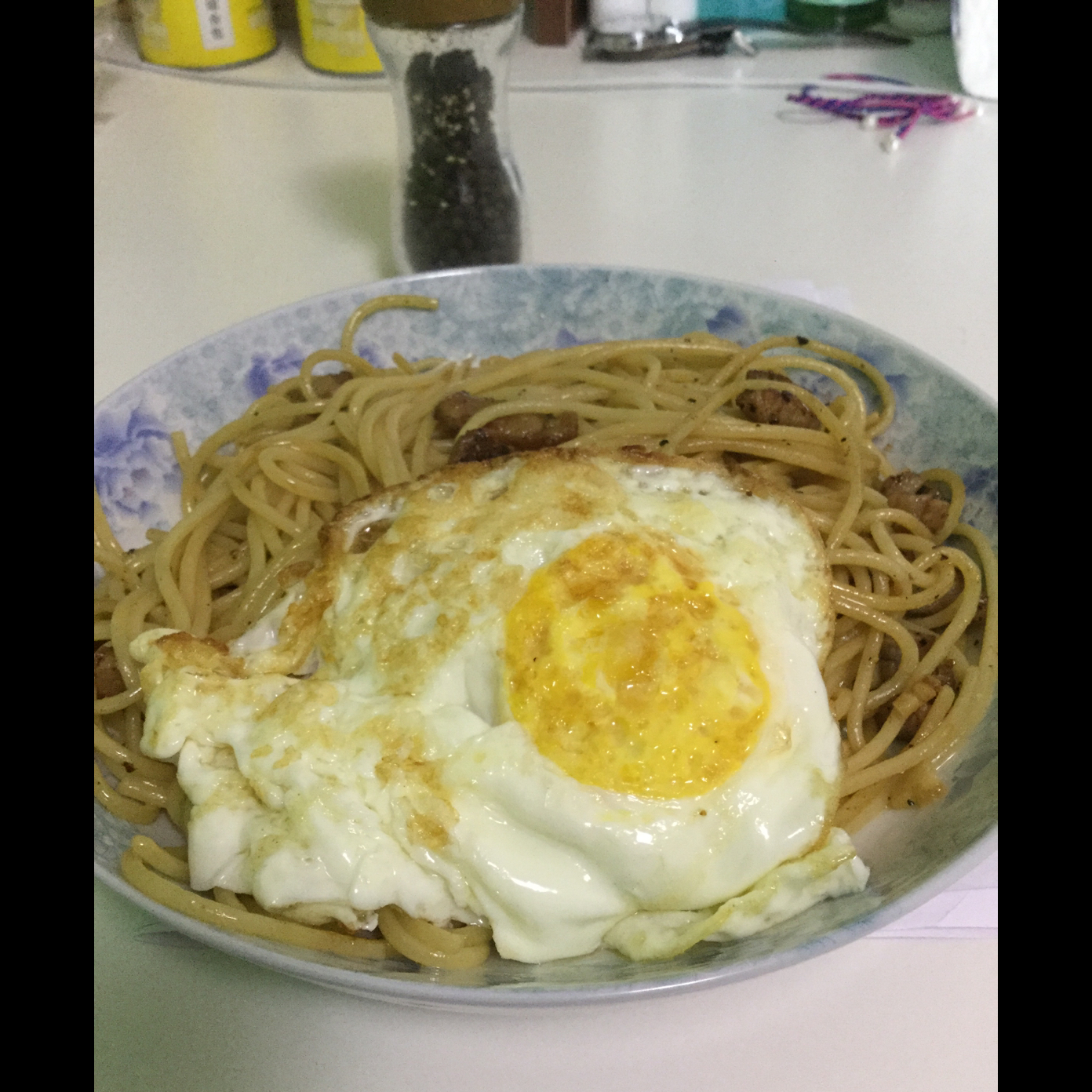 黑椒牛柳炒意面