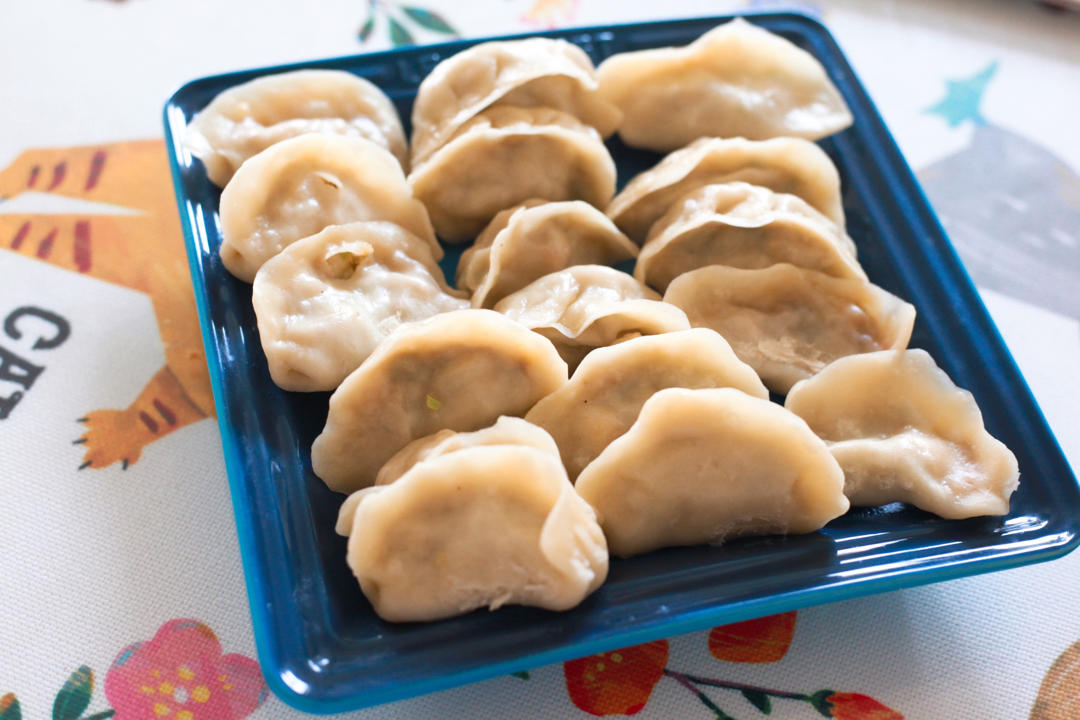 鲜掉眉毛的西葫芦鸡蛋蒸饺