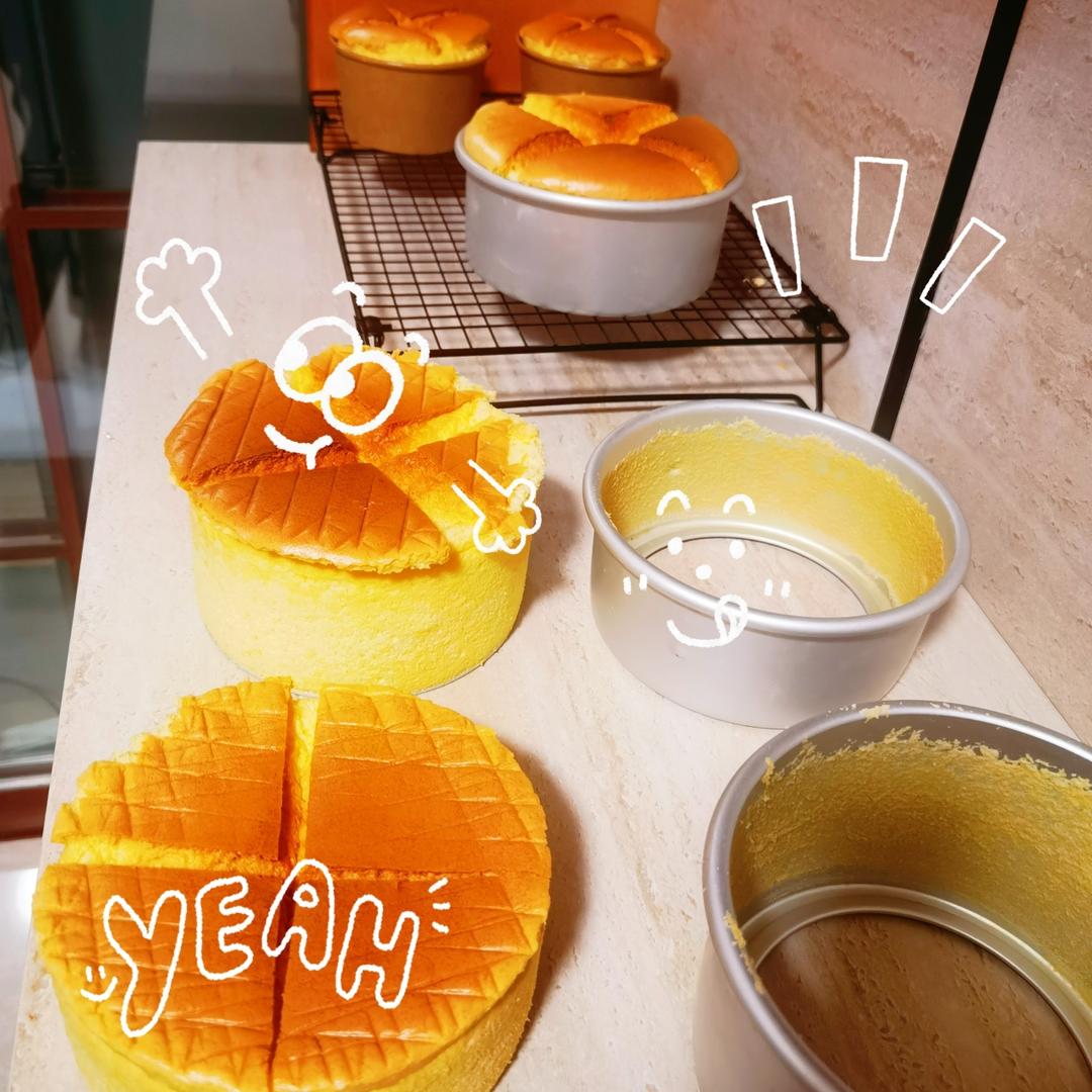 如云朵般柔软的牛奶软蛋糕