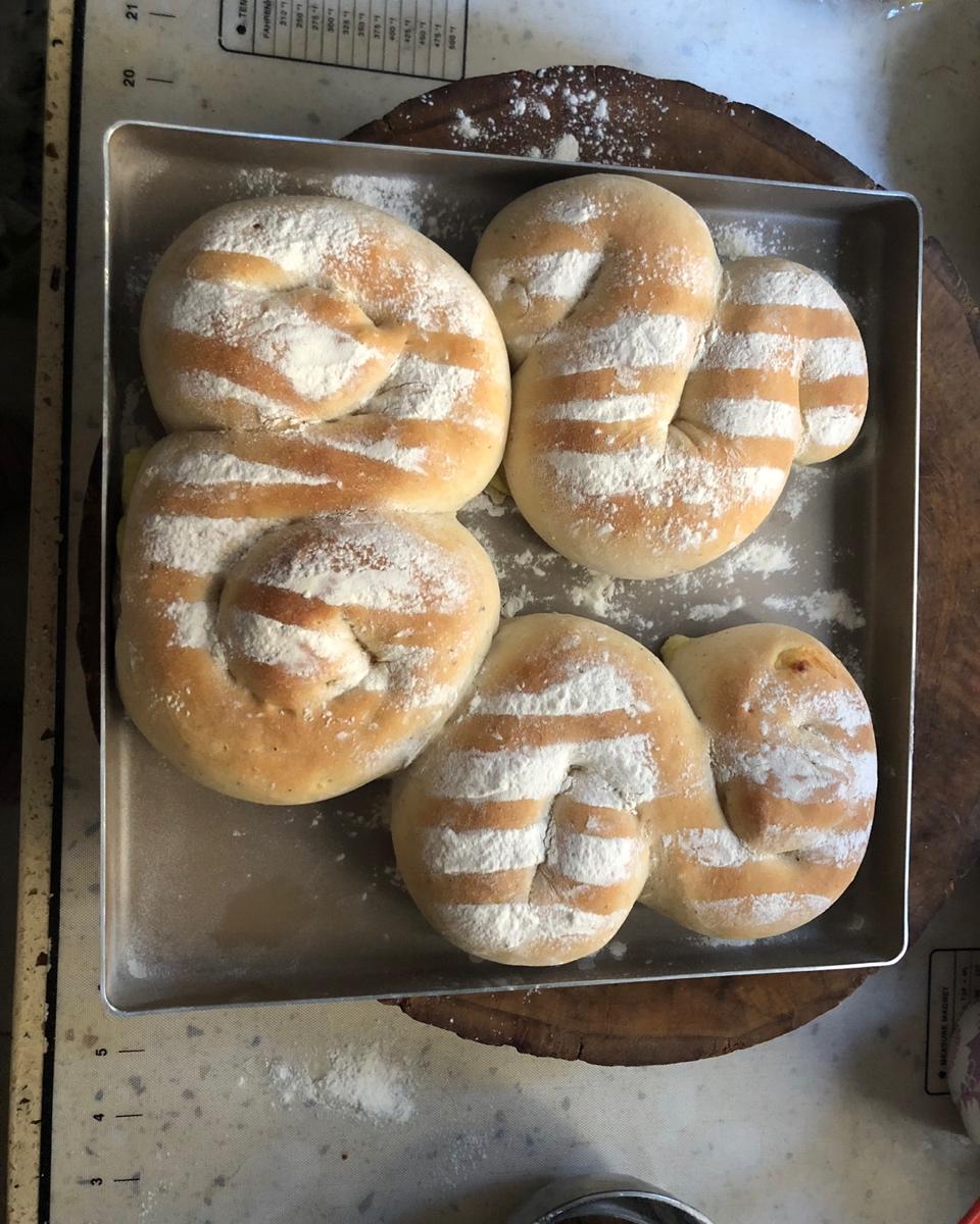 全麦奶酪软欧包