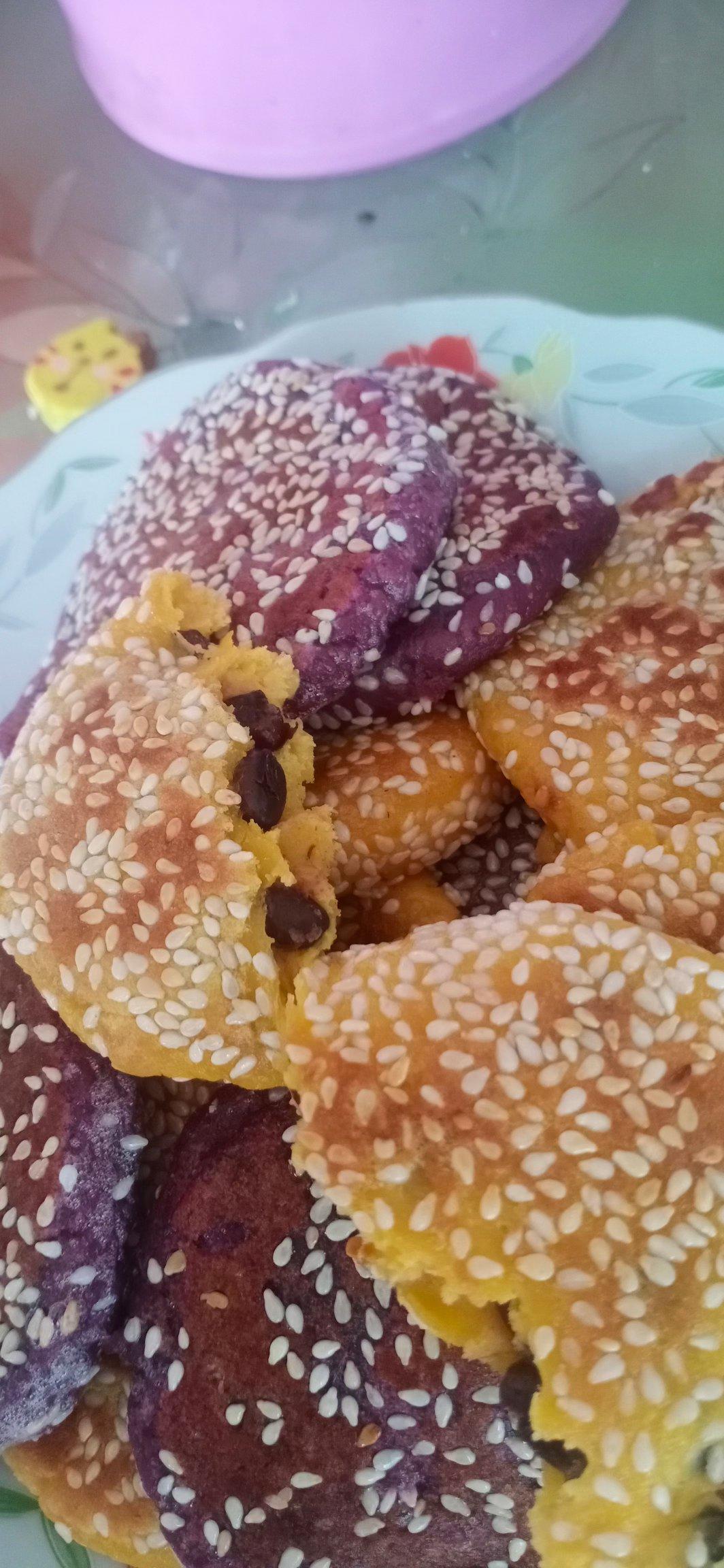 减肥必备紫薯饼