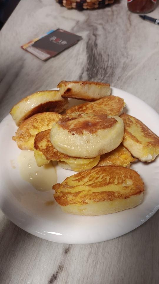 鸡蛋煎馒头片