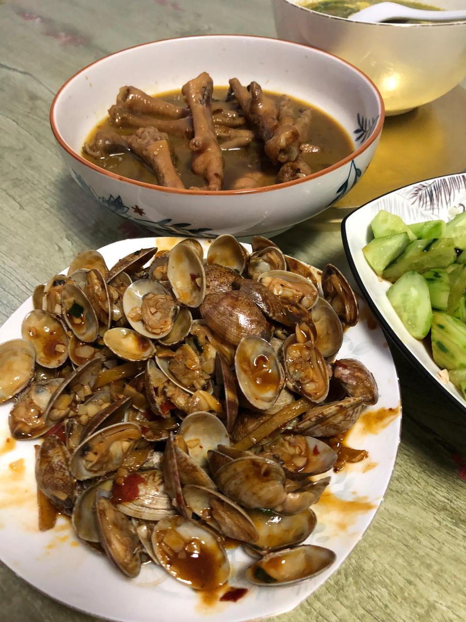 爆炒花甲