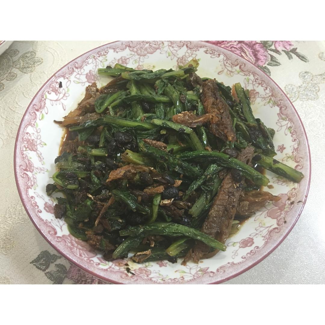 豆豉鲮鱼油麦菜