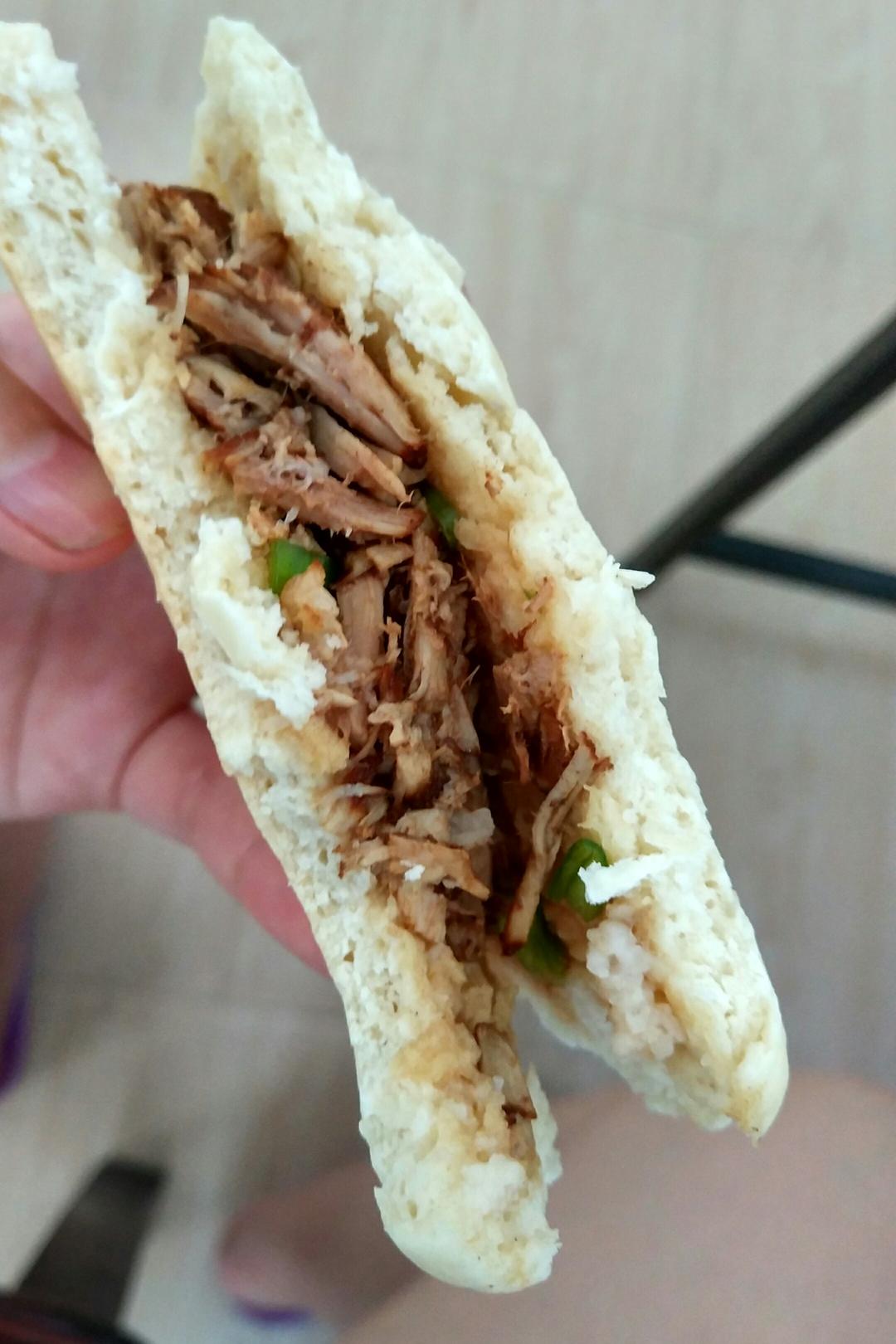 陕西风味小吃，肉夹馍