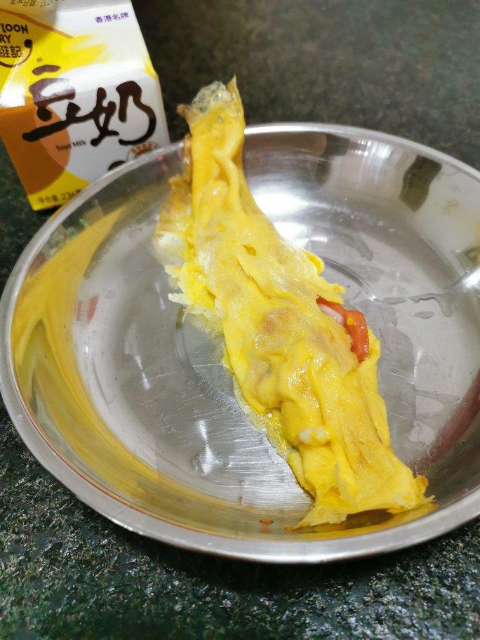 火腿芝士蛋卷(快手早餐)