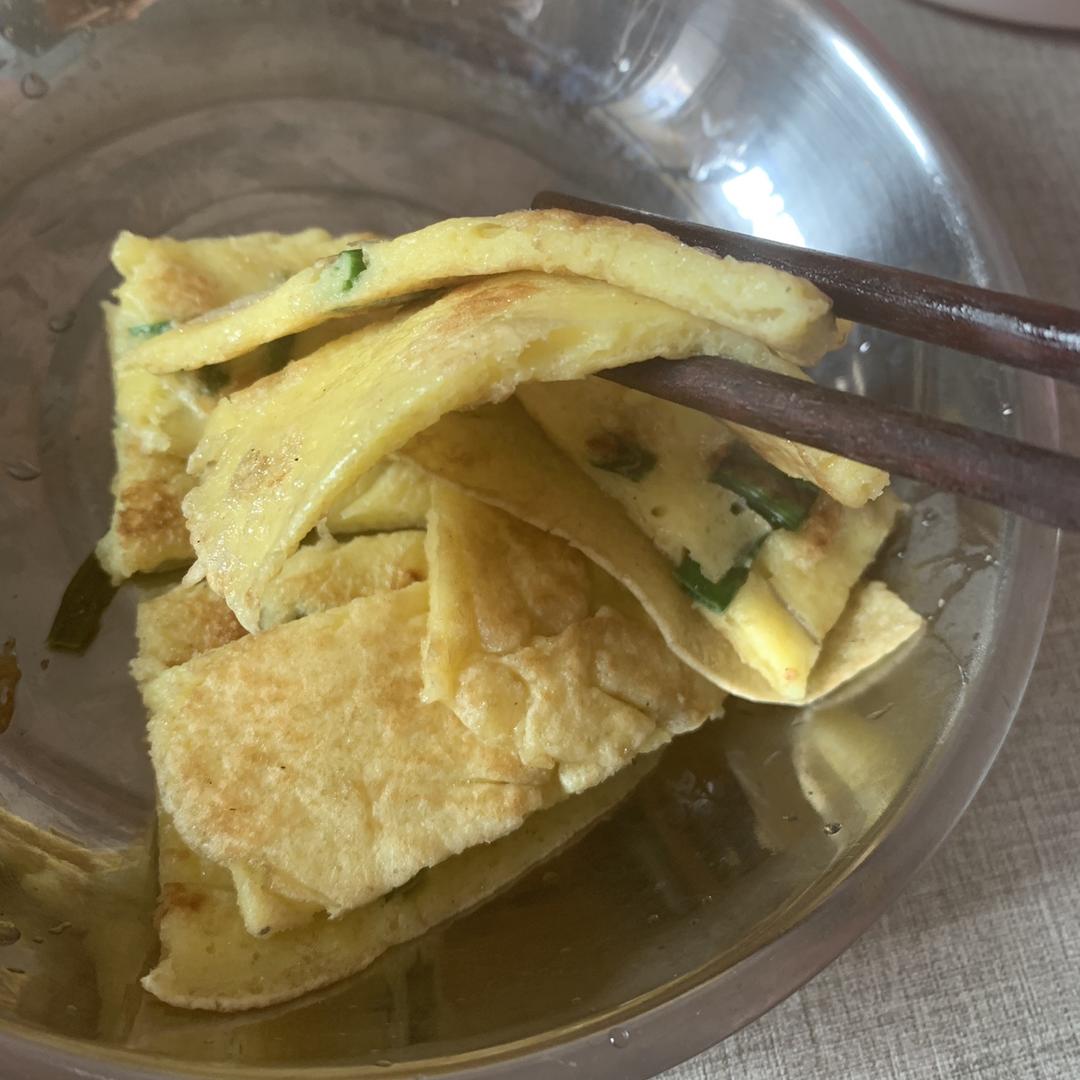 快速早餐鸡蛋葱花饼
