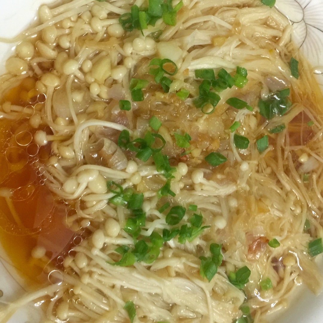 蒜蓉蒸金针菇