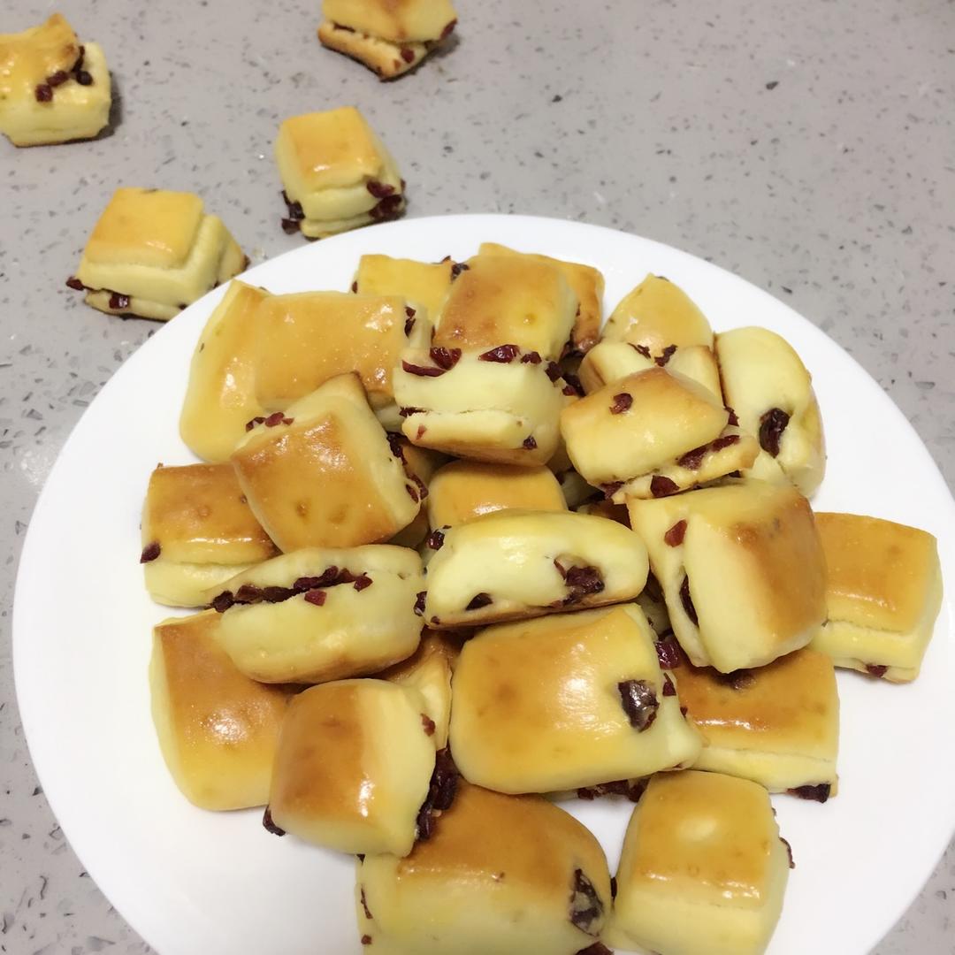 蔓越莓优格小面包块