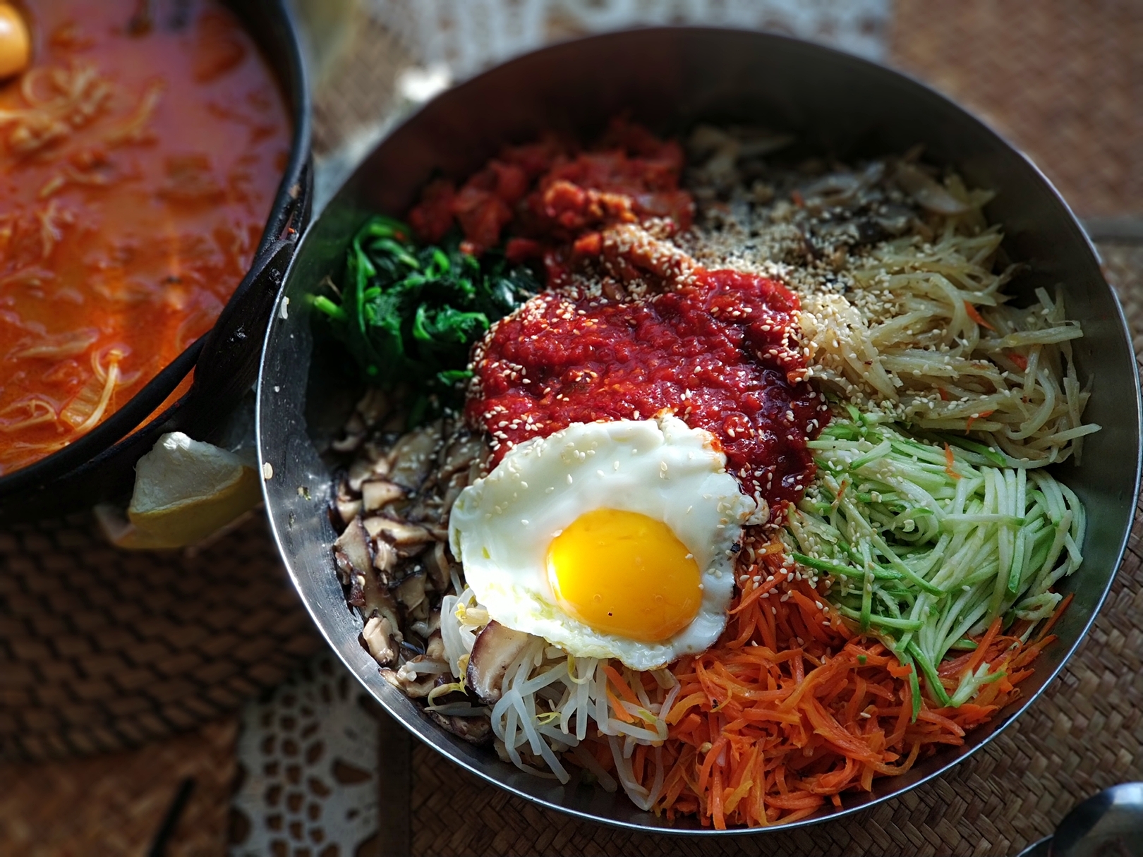 韩式拌饭(素）的做法