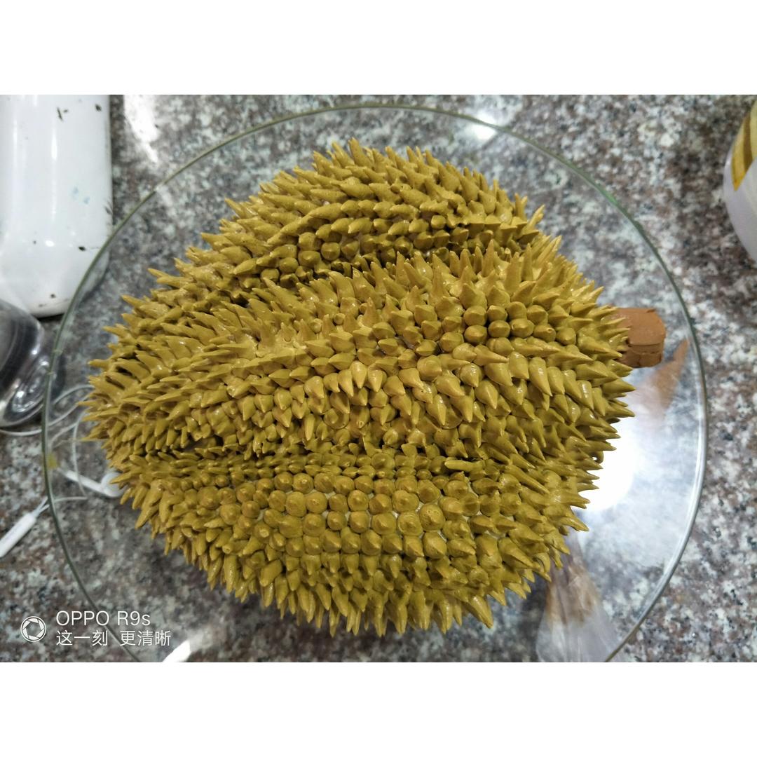 仿真榴莲造型蛋糕制作教程~火爆了