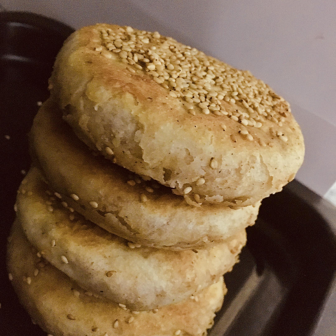 老北京麻酱烧饼 酥香可口 层次分明 附细节视频详解