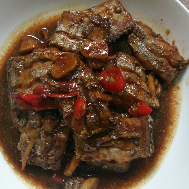 红烧带鱼（少油版）