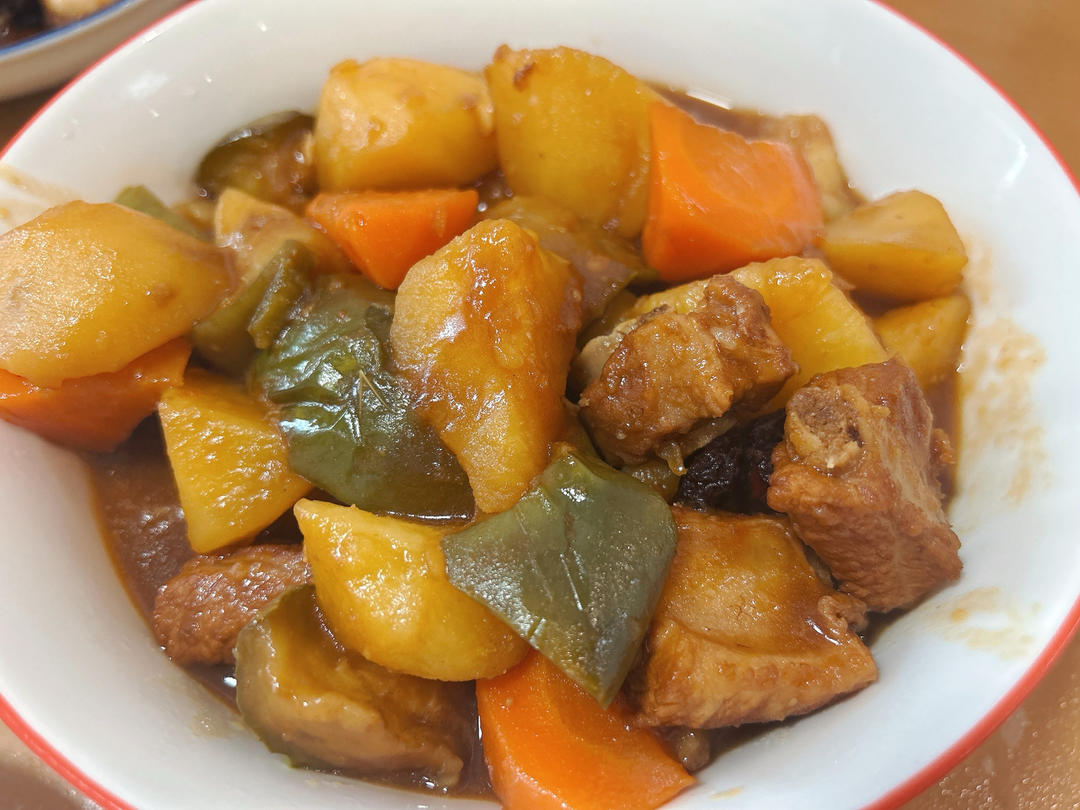 排骨土豆炖豆角🥘香到舔锅底‼️