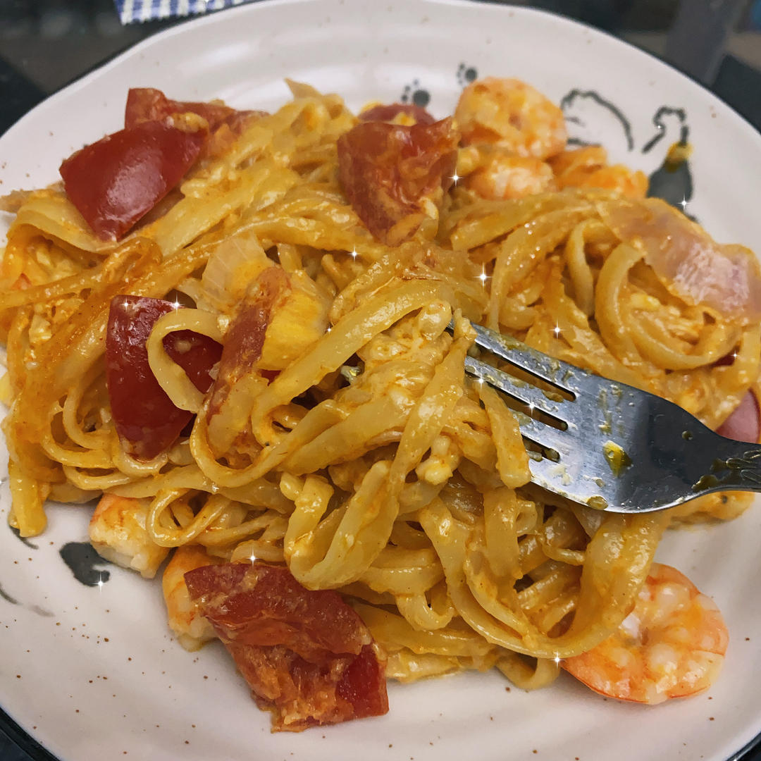 辣奶油意面（电饭煲版）