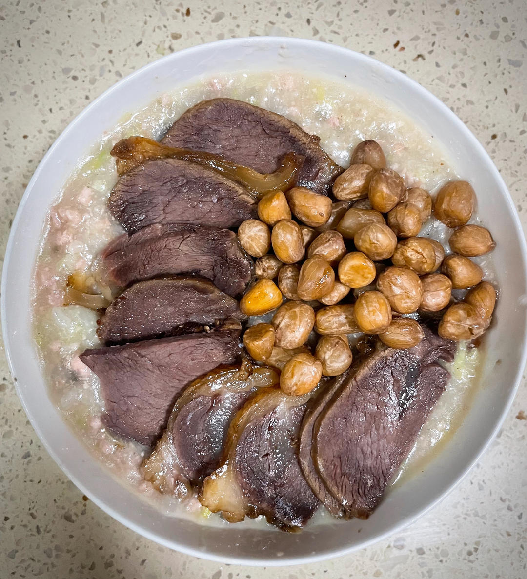 白萝卜瘦肉粥基础百搭款的做法