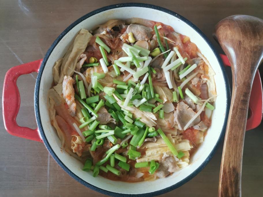 番茄肥牛一锅炖的做法