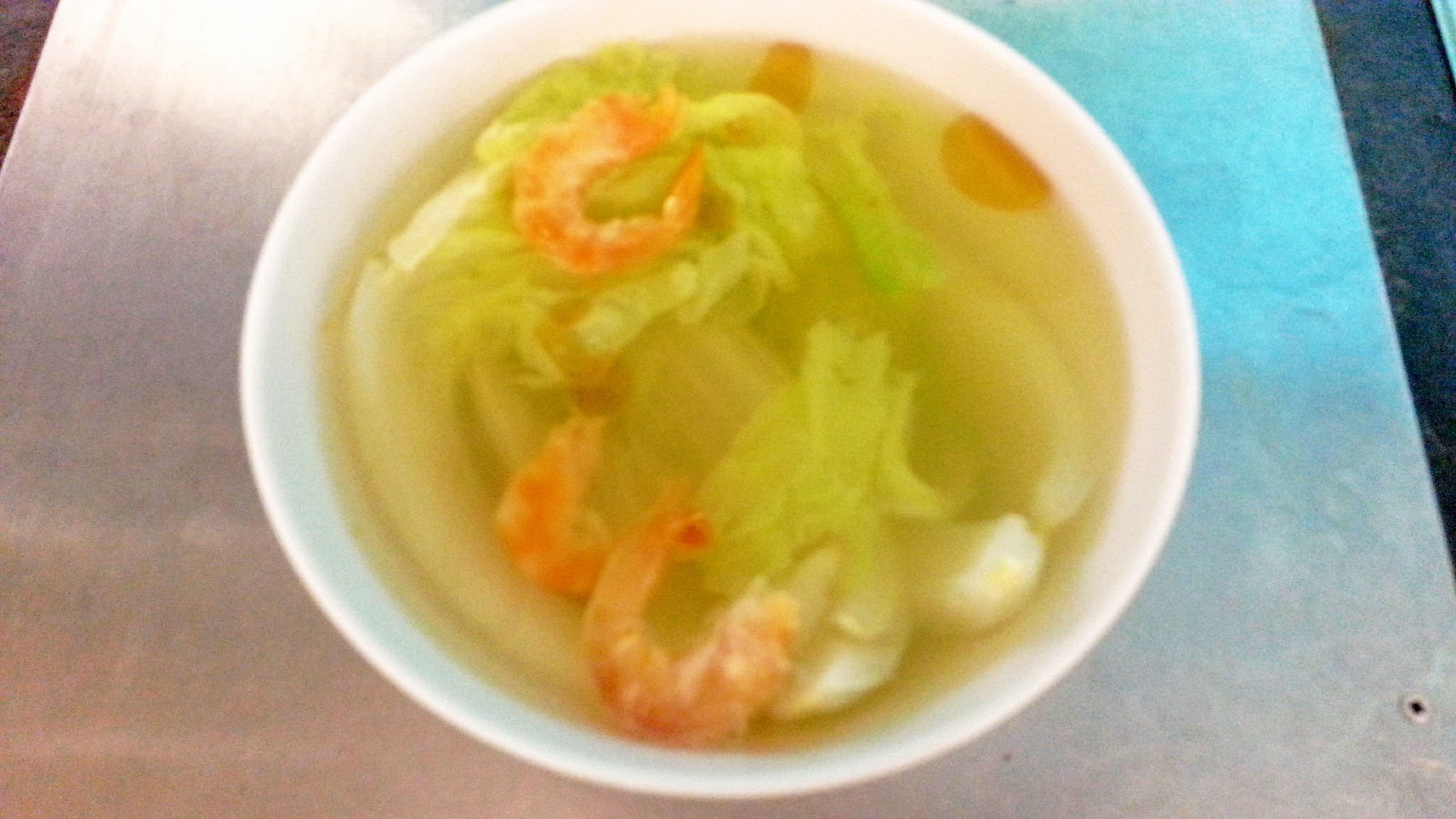白菜虾皮汤