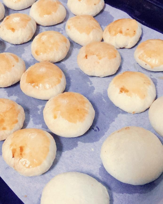 酥皮绿豆饼   酥得掉渣渣