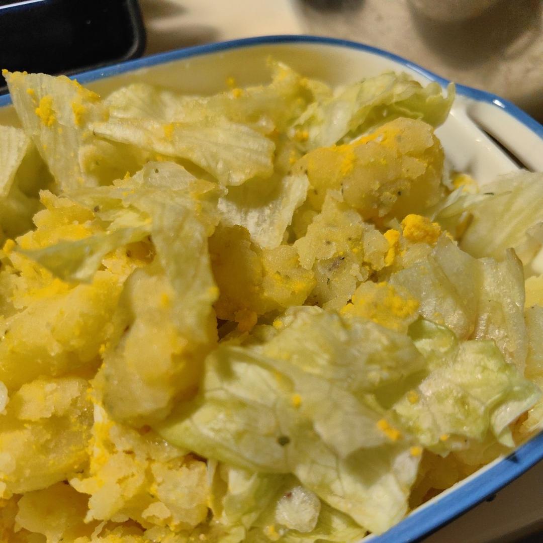 健康简（减）餐～土豆鸡蛋生菜沙拉🥗