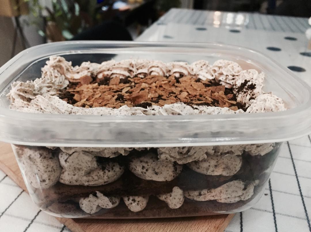 好吃到流泪的奥利奥咸奶油盒子蛋糕