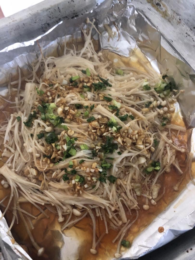 蒜蓉烤金针菇（烤箱版）