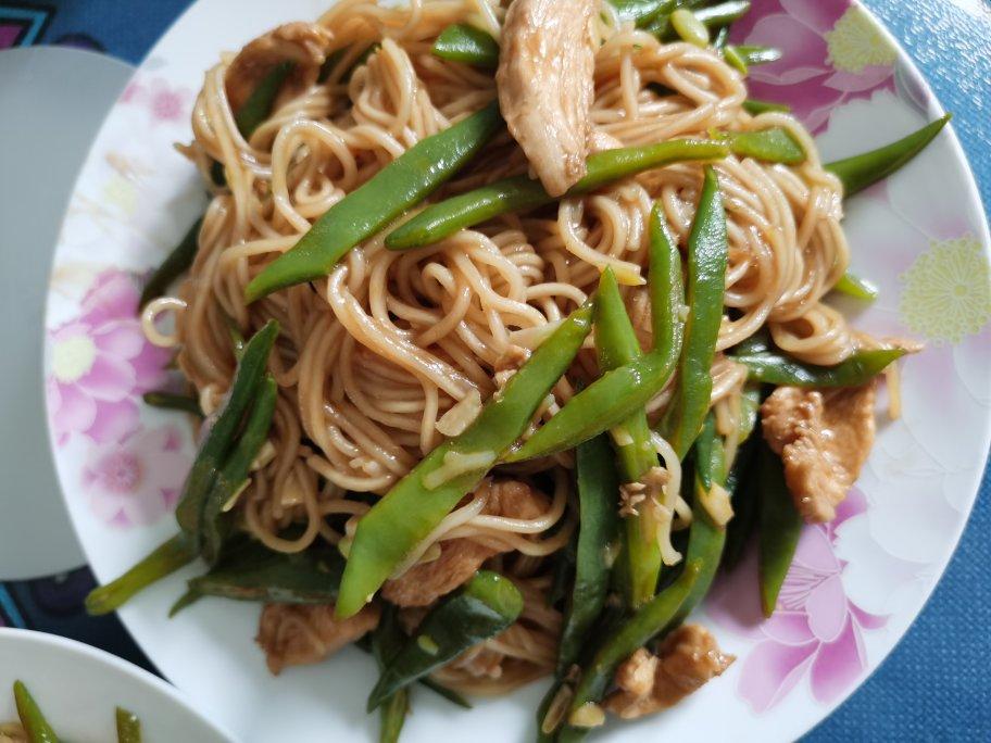 地道老北京扁豆焖面 豆角焖面 太好吃小心吃撑哦