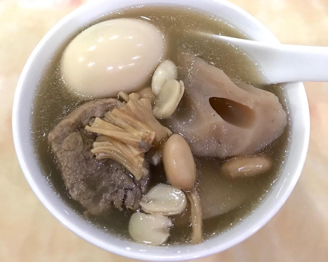 广东靓汤-周末靓汤-莲藕花生骨头汤的做法