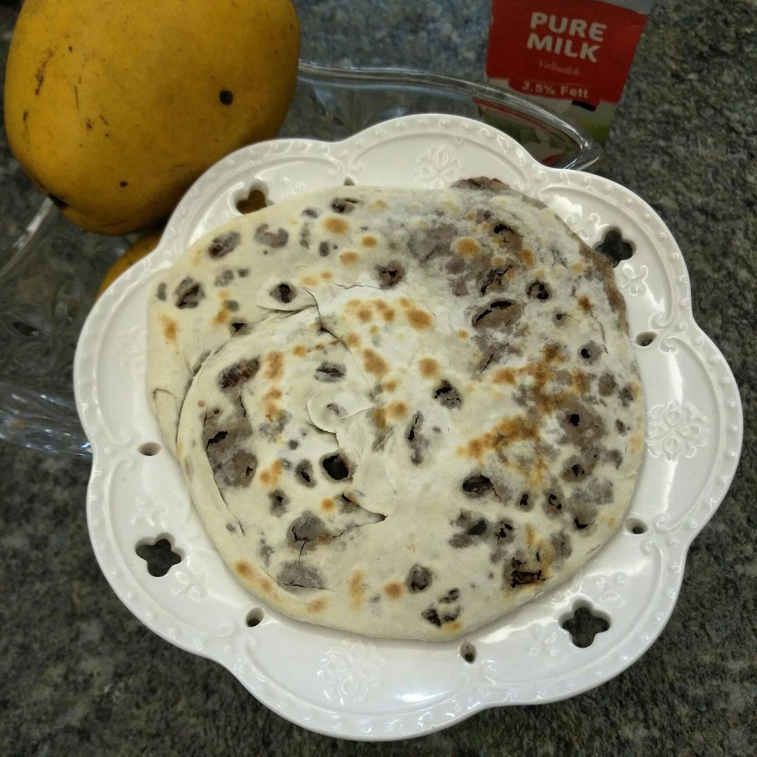 平底锅版红豆饼