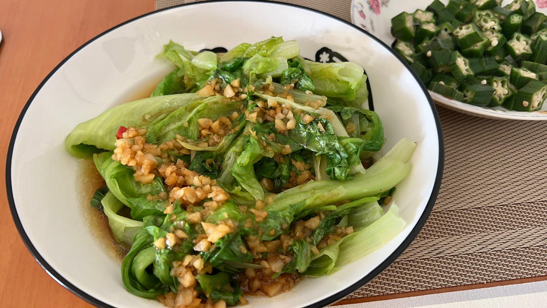 堪比饭店的白灼罗马生菜