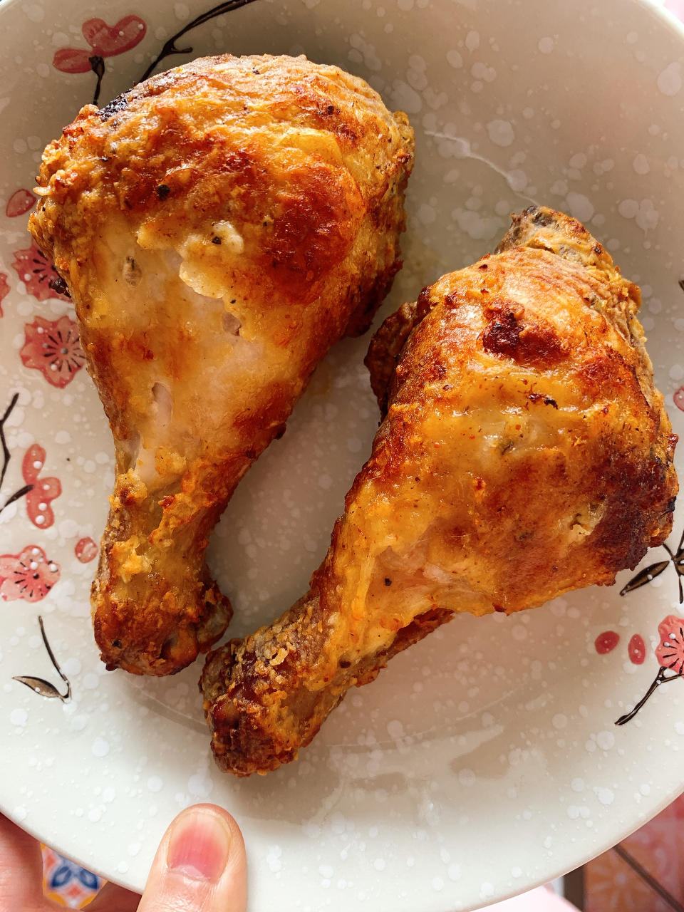 黄金脆皮炸鸡腿（空气炸锅版）“咔吃～唔～”