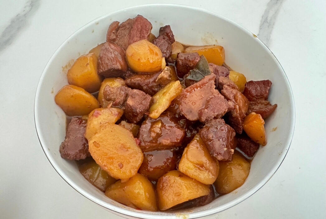 超快手红烧肉土豆块