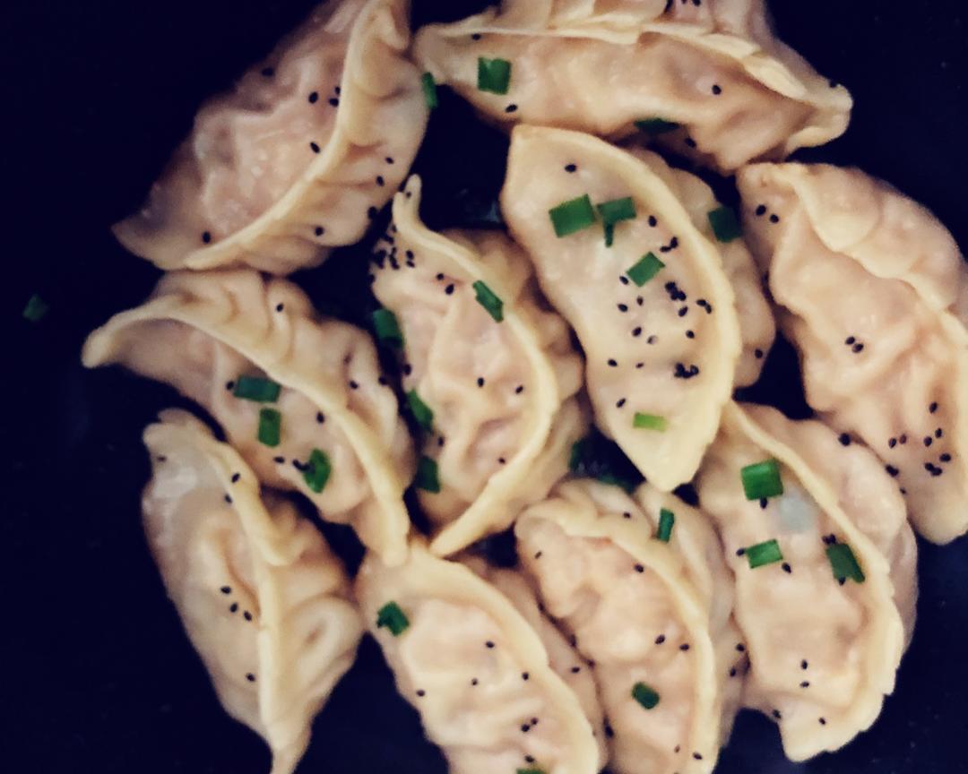 煎饺子