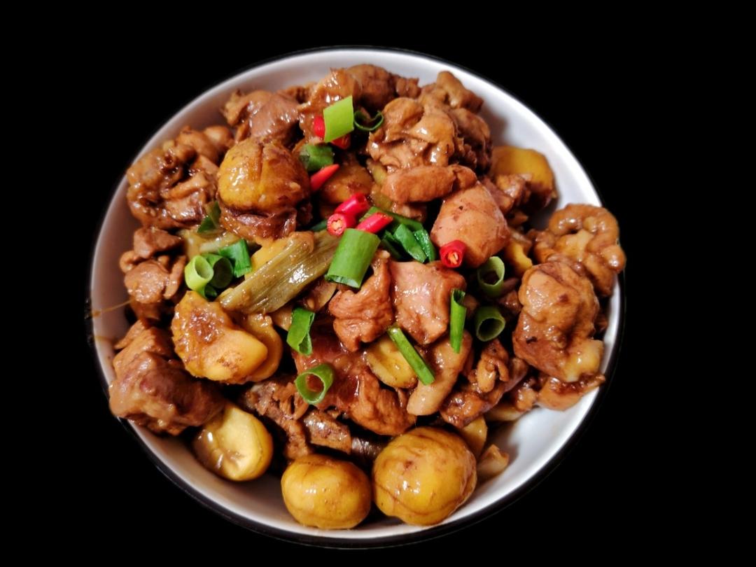 【栗子烧鸡】鸡肉都给你吃，栗子归我~