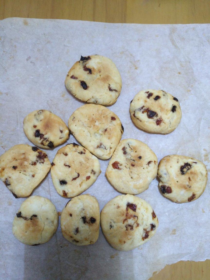 葡萄干纯素饼干