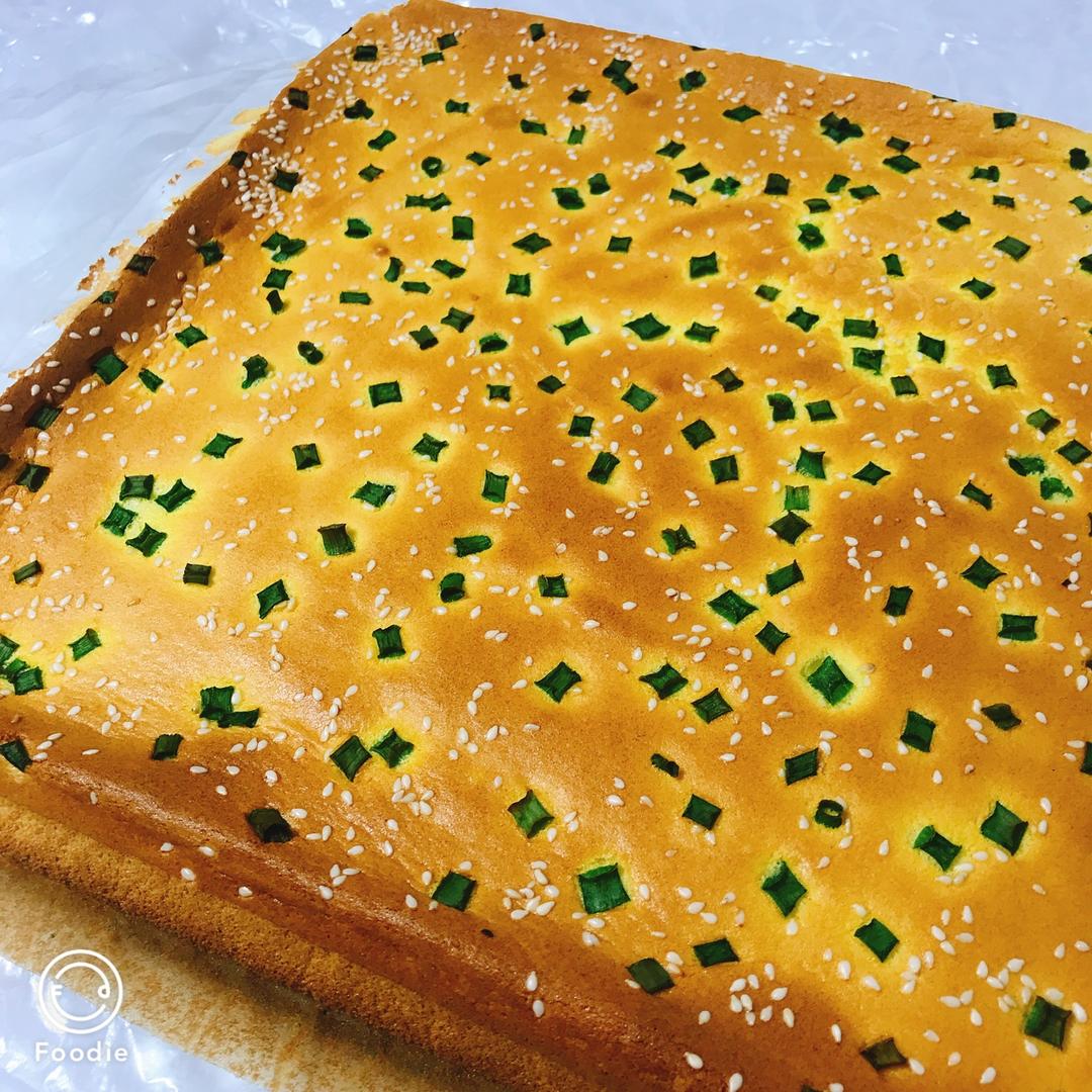 香葱肉松肥蛋糕卷～